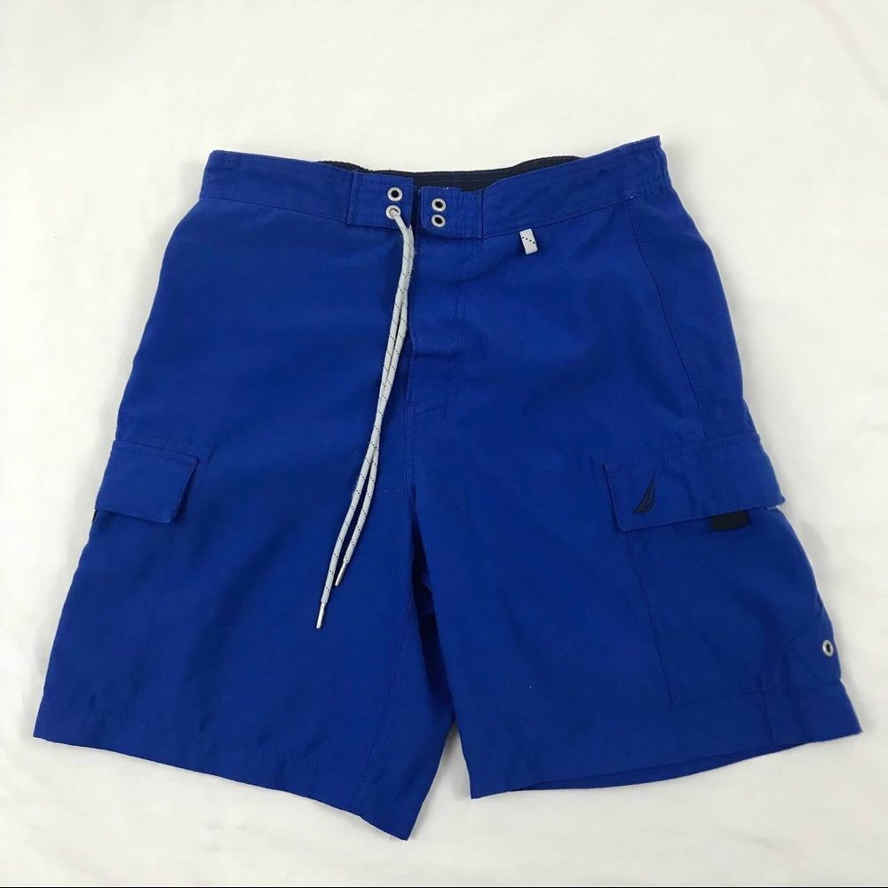 Nautica Swim Boardshorts - Blue - Size Small